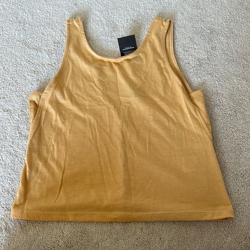 Yellow tank top